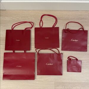 Cartier Red Women's Bag Collection